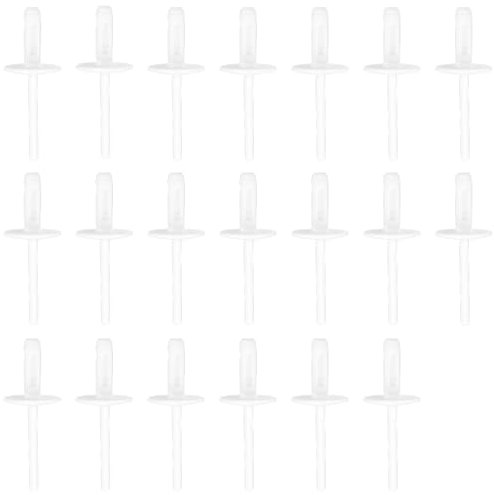 EMSea Lot de 20 Clips en Plastique pour Pare-Choc Avant de Voiture en Nylon Compatible avec BMW X1 X5 X6 X3 X5M F15 Blanc 18,3 X 6 X 3,4 Mm