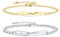 Zysta Partnerarmbänder Personalisierte Pärchen Armband mit Gravur Mobius Paar Armbänder Partner geschenke für Damen Herren Valentinstag (Silber & Gold)