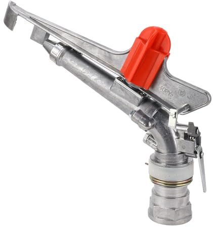 Enforose 2 Inch Farm Irrigation Sprinkler, Spray Gun Large Area Watering Spray 360 Degree Rotary Garden Irrigation for Garden Farm Lawn