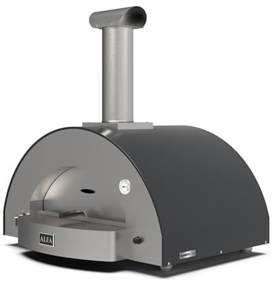 Alfa Forni Classico 4 Pizze Hybrid Schiefer Grigio