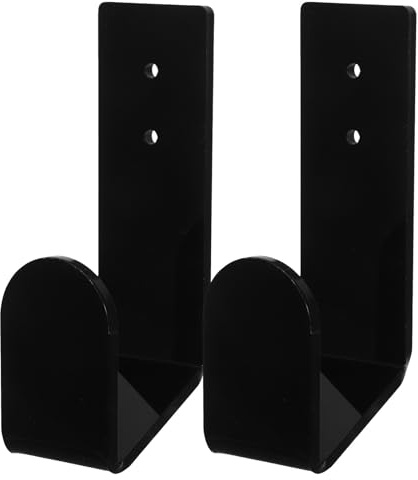 CATIEBYE 2 Stück Acryl Wandhalterung Tastatur Wandhalter Keyboard Organizer Kompatibel für Tastaturen Einfache Montage Langlebig Praktisches Schreibtischzubehör