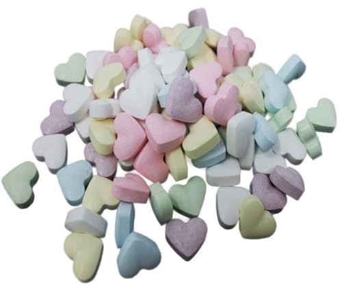 Traubenzucker Dextrose Love Herzen in bunten Farben halal 300g