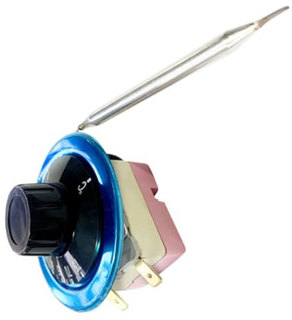 NEIQIUWING Thermostat avec tube capillaire pour bouilloire, friteuse et plaques de cuisson électriques, bouton rotatif réglable