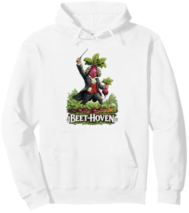 Beet-Hoven Lustiges klassisches Musik-Gemüse-Wortspiel Pullover Hoodie