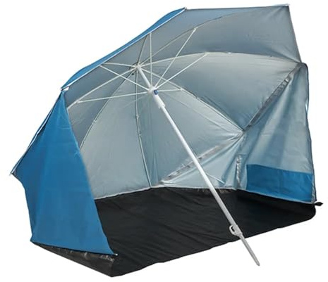 Salone Negozio Online Ombrellone Tenda da Spiaggia Portatile cm. 200 con sacca Riparo dal Vento e Sabbia