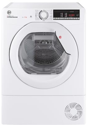 Hoover HRE H9N2TE-80 9kg Heat Pump Tumble Dryer – Sensor Dry, Wi-Fi Connected, White, A++ Rated