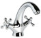 Kiamami Valentina - Rubinetto Narciso per Lavabo | Stile Classico | Due Maniglie | Monoforo | Tradizione Country | Include Flessibili