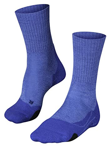 FALKE Damen TK2 Wool Wandersocken mittelstarke Polsterung antiblasen Trekkingsocken warm Thermo atmungsaktive schnelltrocknende klimaregulierende geruchshemmende Wolle Funktionsmaterial 1 Paar