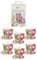 Talking Tables TSALICE-CUPSETV2 Set de tazas con mango y platillos, Cartón, Multicolor, Juego de 12 piezas