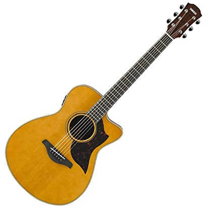 Yamaha 6 String Series AC3R Small Body Cutaway Acoustic-Electric Guitar-Rosewood, Vintage Natural, Concert VN