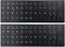[2PCS Pack] FORITO Spanish Keyboard Stickers, PC Keyboard Stickers Black Background with White Lettering for Computer, Each Unit Size: (Width) 0.43” x (Height) 0.51” (Spanish)