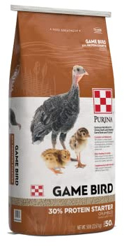Purina® | Game Bird + Turkey Startena Complete Feed | 50 Pound (50 lb.) Bag