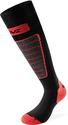 Lenz 1.0 Skiing Socken (Black/Grey/Red,39-41)