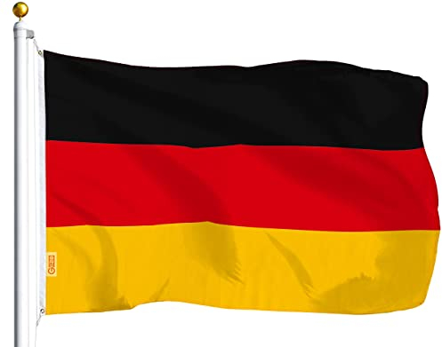 G128 Deutschland (deutsch) Flagge | 3x5 füße | gedruckt - leuchtende Farben, Messing tüllen, qualität Polyester