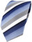 TigerTie Designer Krawatte in blau dunkelblau grau weiss gestreift - Tie Binder
