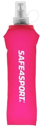 SAFE4SPORT Soft Flask 500 ml rose - bouteille d'eau pliable - bouteille d'eau en TPU souple - bouteille de sport souple