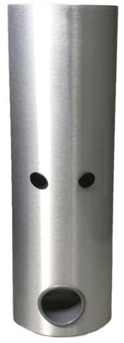 NEG TV-Kabelkanal MASK40SL (Silber) Kabelmanagement-System (40cm) mit Kabeldurchführung (vorne)