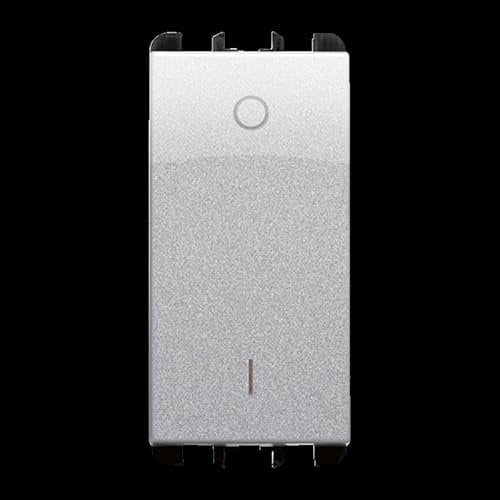 URMET SIMON NEA 10162AL ALLUMINIO INTERRUTTORE BIPOLARE 16A