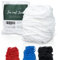 Tim und Jane® Gummiband zum Nähen, Gummikordel 3mm rund, 100m Länge, Gummilitze weiß, Masken Gummiband