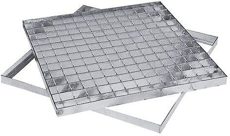 GRIGLIA QUADRA Pedonabile Con telaio (CM 40 X 40)