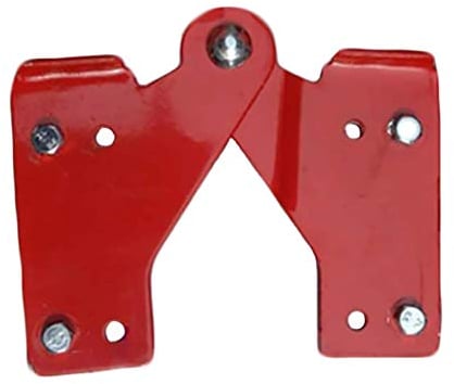 Aluminium-Trittleiterscharnier-Ersatz-Set, Fischgrätenleiter, Spurstange, Dachbodentrepper, Zubehör (2 Stück) (groß)