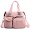 DIRRONA Umhängetasche Damen Groß – Handtaschen für Damen mit vielen Fächern, Shopper Tasche Damen, Stadttasche mit abnehmbarem Schultergurt – ideal für Uni, Arbeit, Reisen & Freizeit Blush-Pink