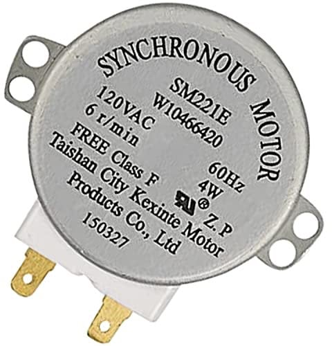 WPW10466420 Microwave Turntable Motor - Replaces AP6021861, W10210848, PS11755189, W10243962, W10466420