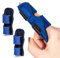 Welnove Finger Splint,2 pcs Finger Brace for Mallet Finger, Trigger Finger, Broken Finger, Finger Stabilizer for Straightening and Provide Support to Index Finger, Middle Finger, Ring Finger -- Blue