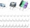 Lyellfe 30 Pieces Mini Acrylic Easel Stand, Rock Display Stand in Assorted 3 Size, Clear Plate Holder Display Stand for Coins, Trading Cards, CDs or Other Collection