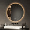 EMKE Specchio Bagno Rotondo con Luce LED 60 cm, Interruttore Tattile, Luce Bianca Fredda 6500K / Calda 3000K / Neutra 4000K (Tipo 2)