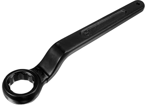 sourcing map 36mm Offset Box End Ring Type Impact Wrench, High Tensile Steel Single Head Wrench Hand Tool