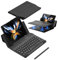 MOAITO Samsung Galaxy Z Fold 6 5 4 3 2 Keyboard Case With Pen, Google Pixel Fold/9 Pro Bluetooth Portable Travel Foldable Keyboard (Carbon Fibre)