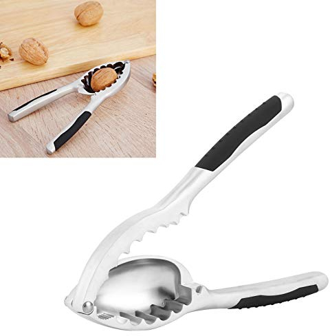 Manual Nut Cracker, Manual Nutcracker Nut Tongs Tool, Walnut Cracker Tool Durable Heavy Duty Zinc Alloy Walnuts Hazelnut Nutcracker Pecan Plier Opener Tool with Ergonomic Handle for Home Kitchen