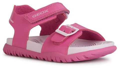 Geox Mädchen J Fusbetto Gi Sandal, Fuchsia Pink, 29 EU