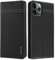 Hülle Echt Leder für iPhone 11 Pro Max (6,5) - Premium Lederhülle Klapphülle mit Standfunktion und Kartenfächer Flip Case Ledertasche für iPhone 11 Pro Max - 6,5 Zoll (Schwarz)