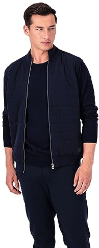 FYNCH-HATTON Moderne Strick-Weste Casual-Fit Navy/M