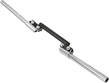 22mm Motorrad Lenker, Universell Verstellbarer Roller Lenker für Sportwagen, Straßenbahn, ATV, Motorrad, Sportfahrrad(Silber)