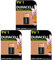 Duracell Rechargeable 9V 170 mAh Block Akku Batterien 6HR61, 3er Pack