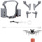 Dispositivo Airdrop con carrello di atterraggio per DJI Air 3 Drone Airdrop Payload Release System Dispositivo Clip Consegna Trasporto per DJI Air 3 Lenza da Pesca Esca Anello Lanciatore