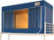 Leodun Tragbares Schlaf Bettzelt, Betthimmel, Zelte für Erwachsene und Kinder, Verdunkelung für den Innenbereich, leichte Bettvorhangfür Etagenbetten, Private Himmelbett,Blau,H43.3 inches