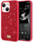 BEZ Case for iPhone 13 Case, with Bling & Co. Series, Sparkle Diamond Crystal Bling Case Cover Compatible with iPhone 13, Scarlet Red
