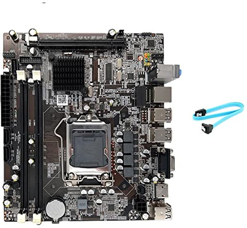 FUWIND H55 Motherboard LGA1156 Supports I3 530 I5 760 Series CPU DDR3 Memory Desktop Computer Motherboard with SATA Cable