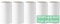4.6 inch Lint Roller Refills Only for Evercare Giant Lint Rollers for Pet Hair Extreme Stick Refills 5 Rolls 60 Sheets per Roll Total 300 Sheets