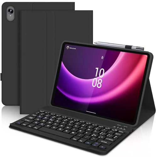 SENGBIRCH Tastaturhülle für Lenovo Tab P11 (2. Gen), italienische Tastatur für Lenovo Tablet, Bluetooth 5.0 Tastatur magnetisch, abnehmbar, Slim Smart Cover für Lenovo Tab P11 11,5 Zoll 2 Generation,