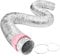 VEVOR 7.6m lang Aluflexschlauch, Lüftungsschlauch Φ258mm Alu Flexrohr Luftkanal R-6 Thermischer Widerstandswert 25mm Rohrstärke Alurohr Schlauch Owens Corning-Isolierwatte Luftleitungen