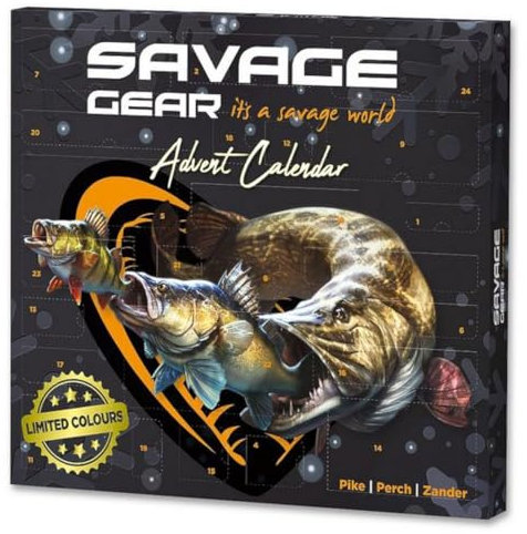 Savage Gear Advent Calendar Predator 2024 - Adventskalender, Angelkalender, Geschenk für Angler
