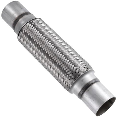 MOCNT Tubo Flessibile di Scarico per Auto 45mm X 250mm/350mm Tubo di Riparazione Giunto Flessibile Acciaio Inossidabile Intrecciato Tubo Flessibile Scarico Marmitta Connettore