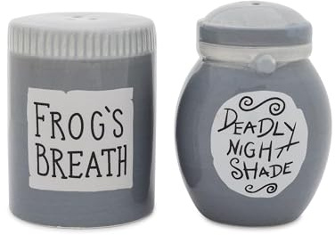 Disney The Nightmare Before Christmas - Juego de salero y pimentero con dispensador de especias