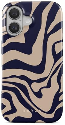 BURGA Handyhülle für iPhone 16 – Unisex Hybrid-Schutzhülle mit stoßdämpfendem TPU & kratzfester Außenschale, erhöhter Displayrand, MagSafe-kompatibel, kabelloses Laden, stylisches Design