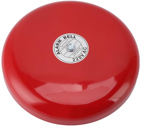 Generic Feueralarmglocke, Sicherheitsalarmglocke. Super Lauter Ton, Rund für die Schule für zu Hause (CB-10B)